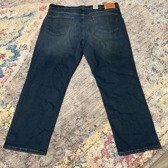 New. 46 x 32 Levi’s 559 Big & Tall relaxed straight stretch jeans.  Normally $89 - Picture 13 of 14